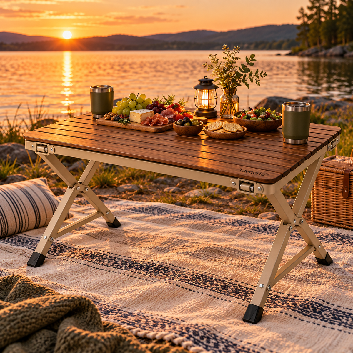 Tavqerio™ Roll-Top Picnic Table
