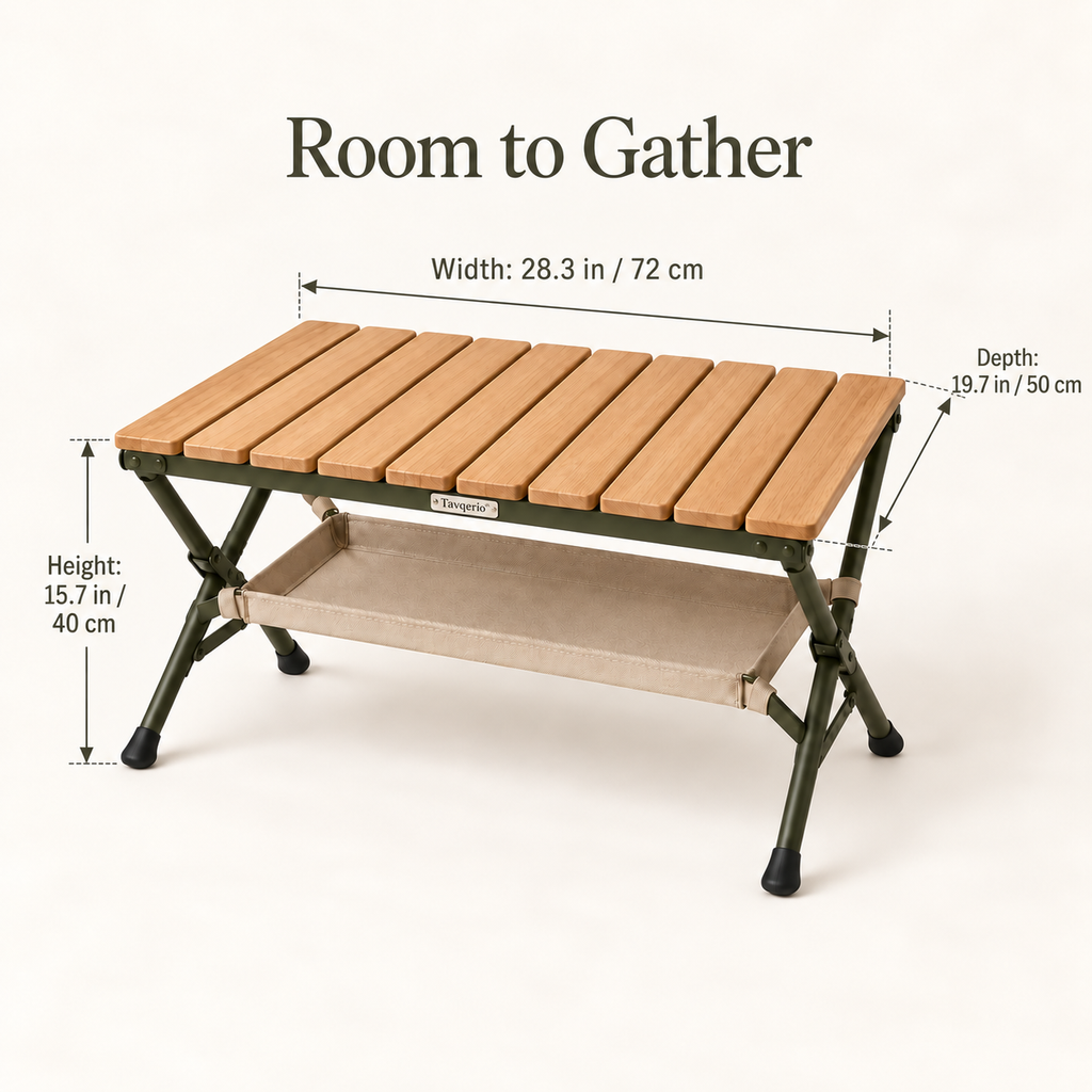 Tavqerio™ SlatNest Roll-Top Picnic Table