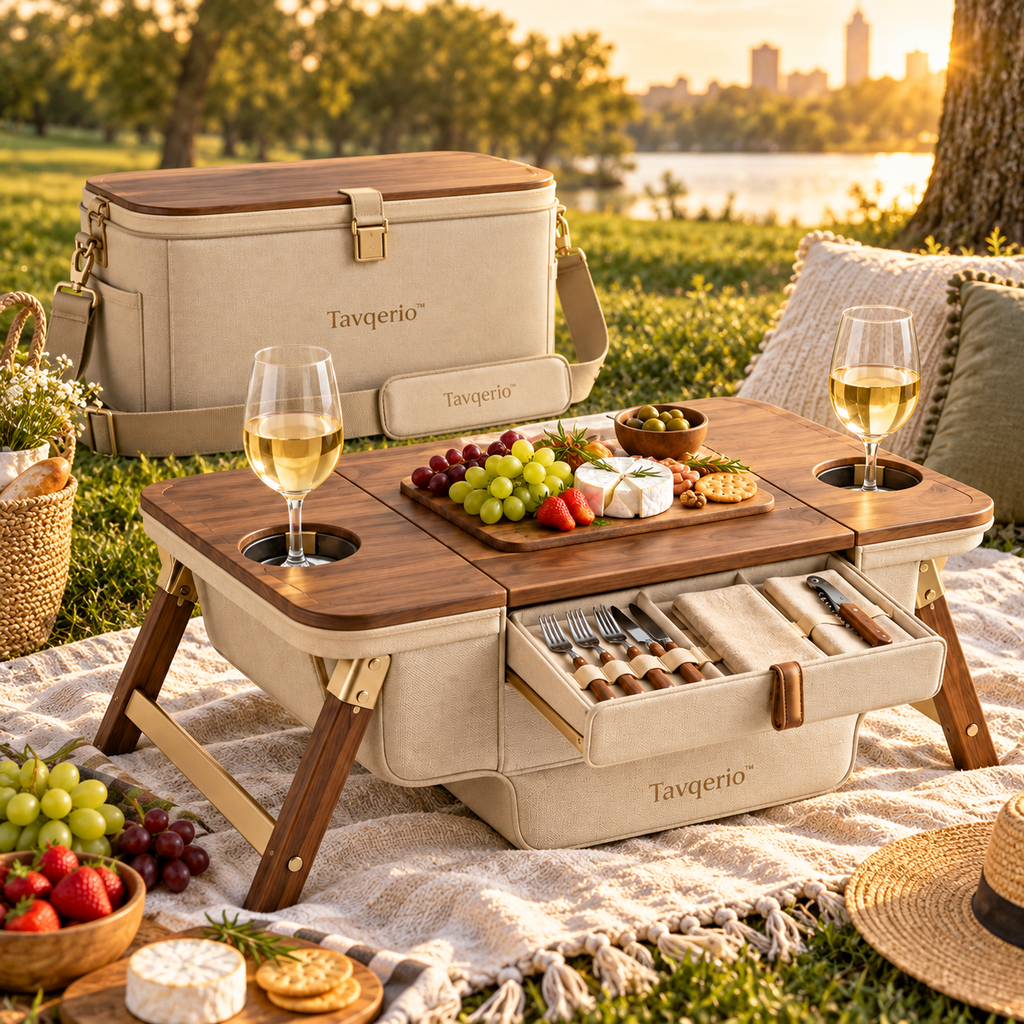 Tavqerio™ Convertible Picnic Cooler Table