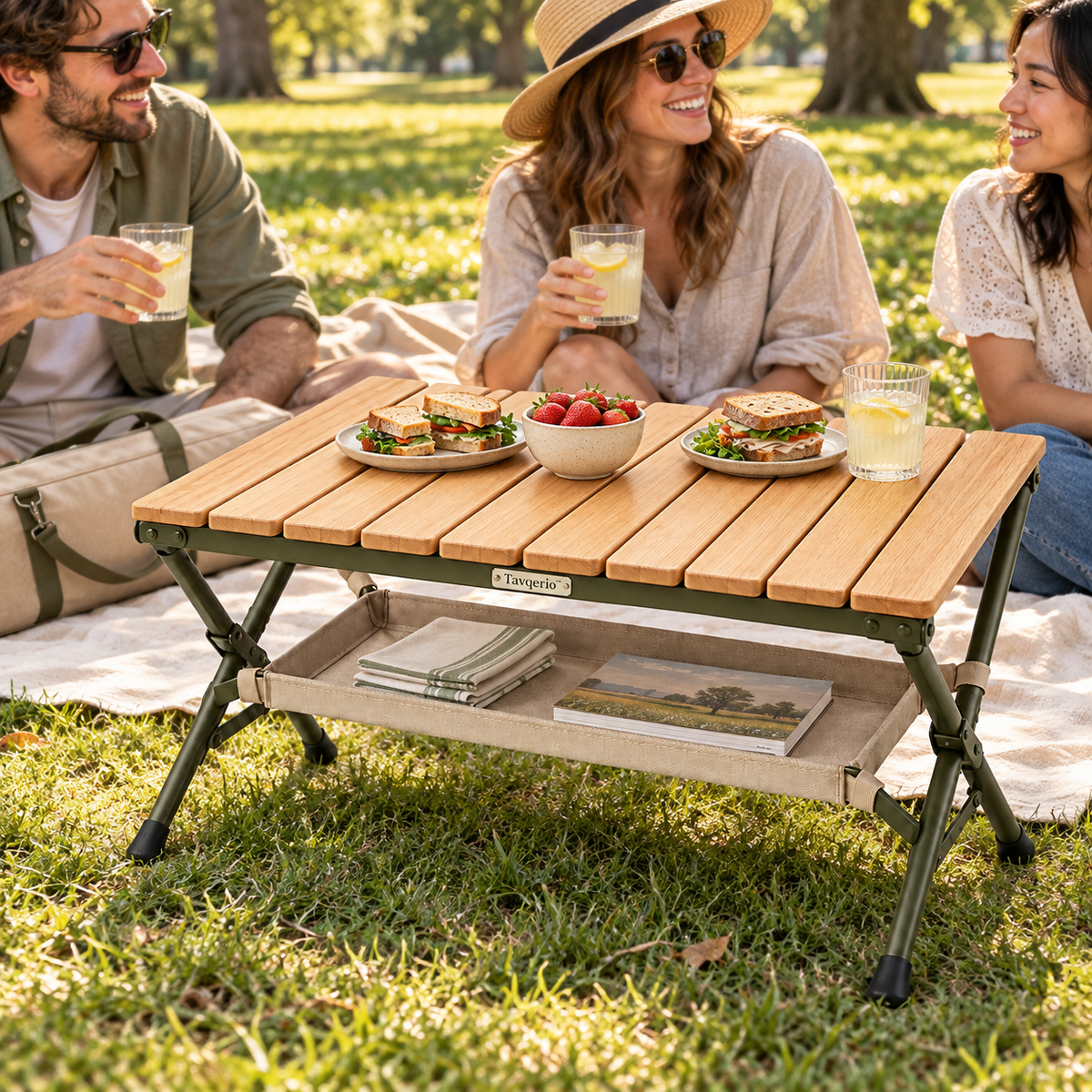 Tavqerio™ SlatNest Roll-Top Picnic Table