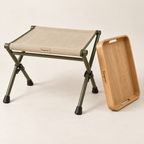 Tavqerio™ GroveSwitch Folding Picnic Stool & Tray