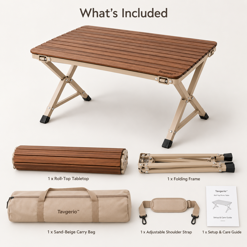 Tavqerio™ Roll-Top Picnic Table