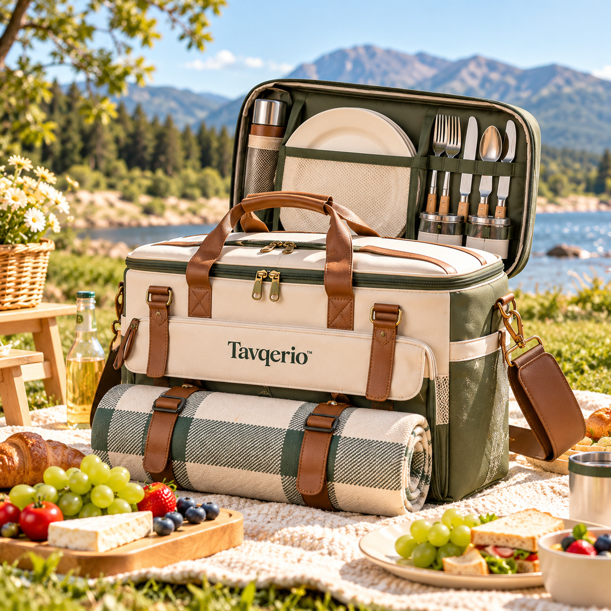 Tavqerio™ MeadowDock™ Modular Picnic Serving Station