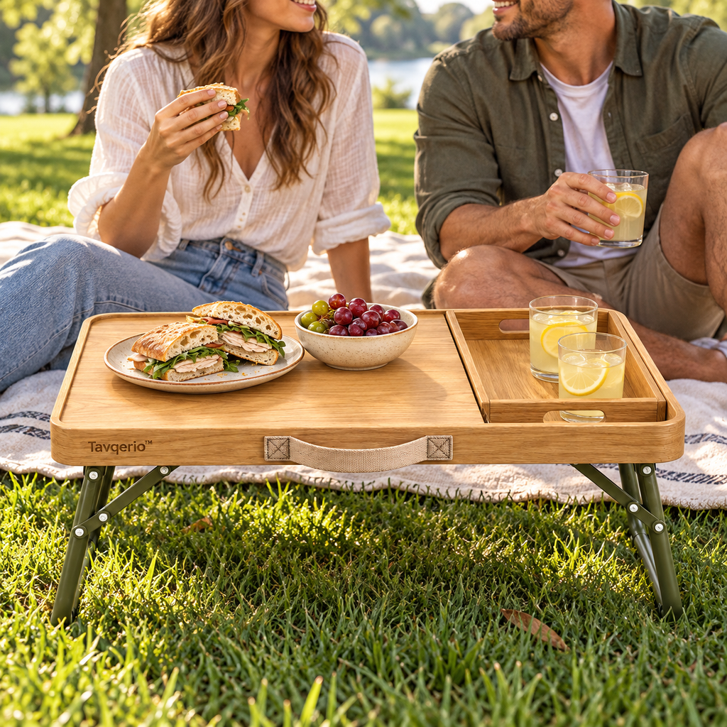 Tavqerio™ MeadowFold Tray-Top Picnic Table