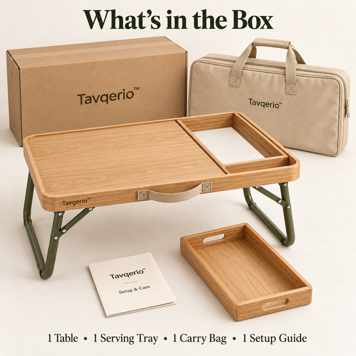 Tavqerio™ MeadowFold Tray-Top Picnic Table