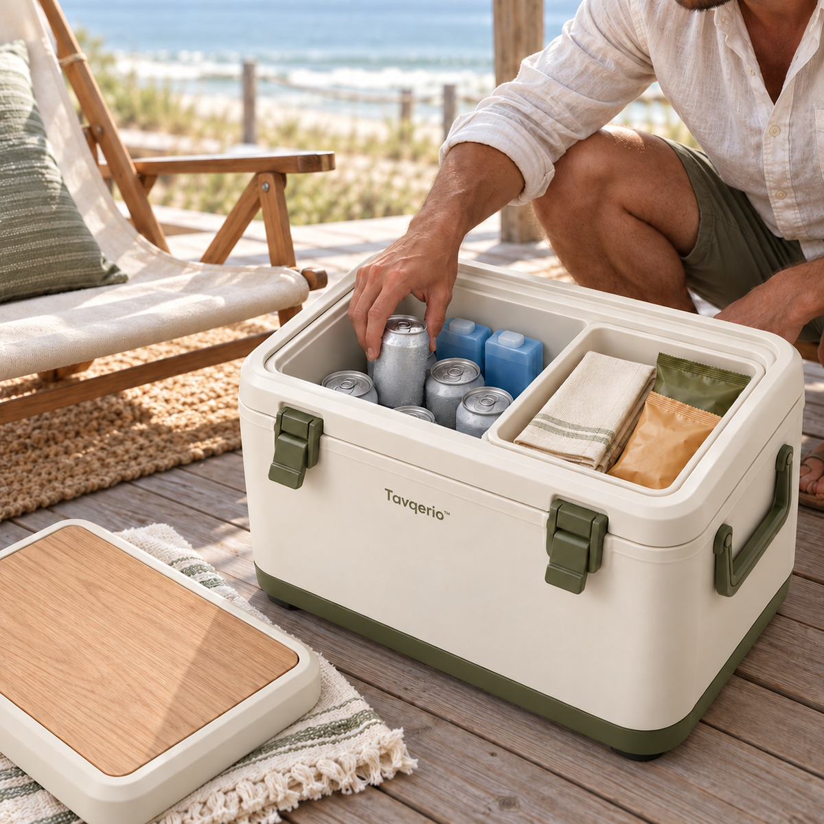 Tavqerio™ CoveKeep Cooler Side Table