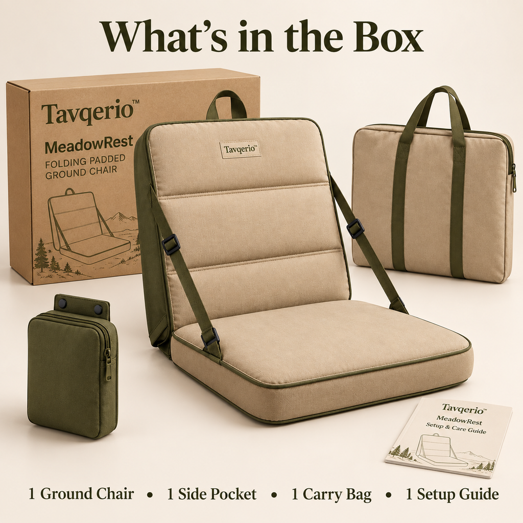 Tavqerio™ MeadowRest Folding Picnic Ground Chair
