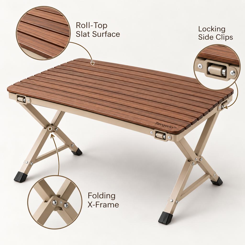 Tavqerio™ Roll-Top Picnic Table