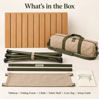 Tavqerio™ SlatNest Roll-Top Picnic Table