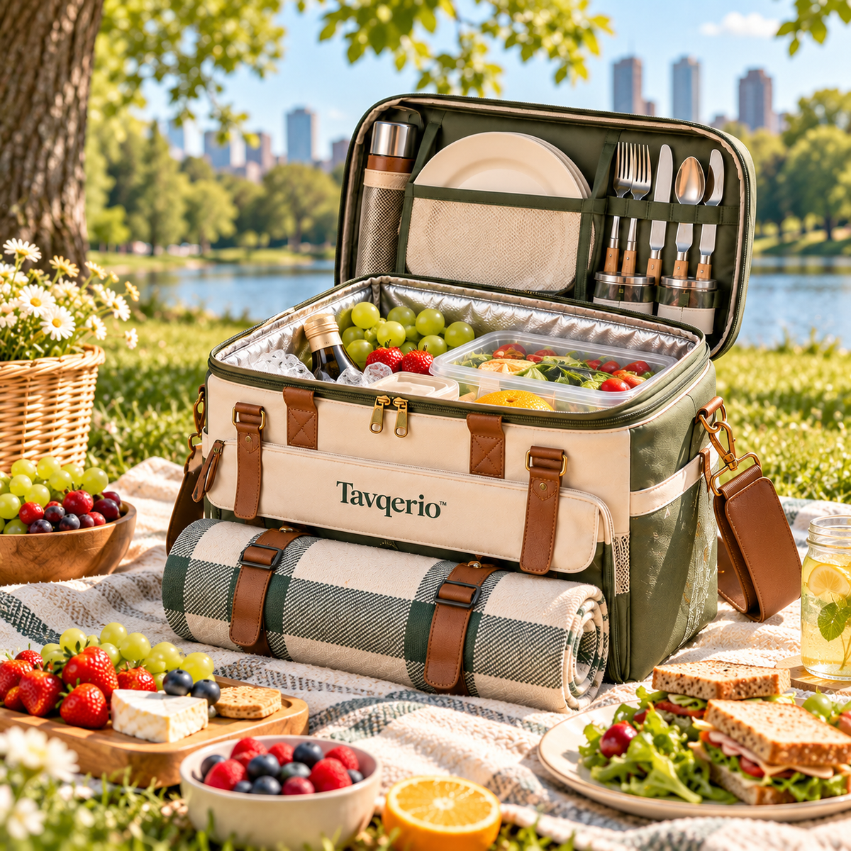 Tavqerio™ MeadowDock™ Modular Picnic Serving Station