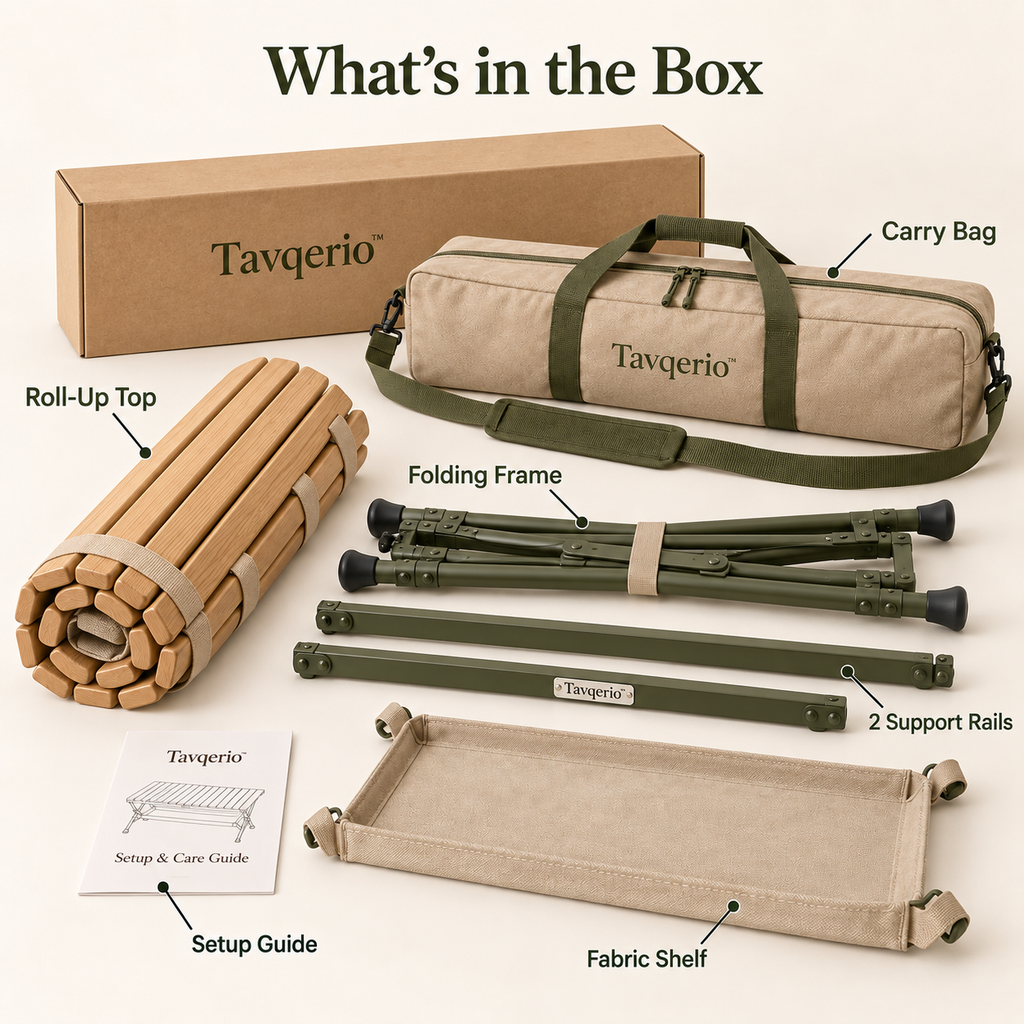 Tavqerio™ SlatNest Roll-Top Picnic Table